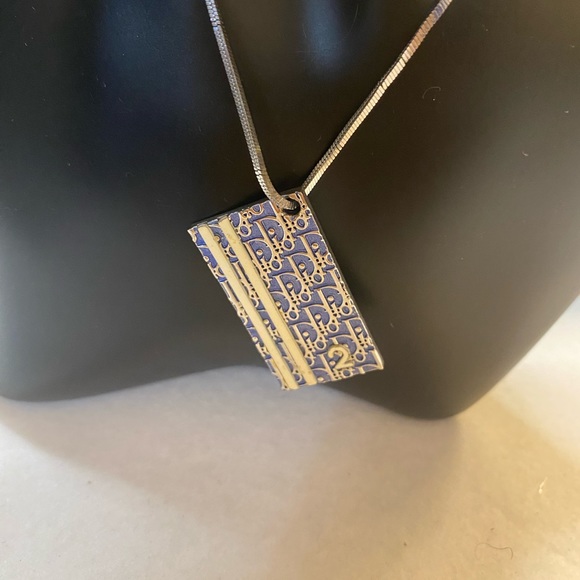 Christian Dior Enamel #2 Trotter Necklace - Picture 1 of 3